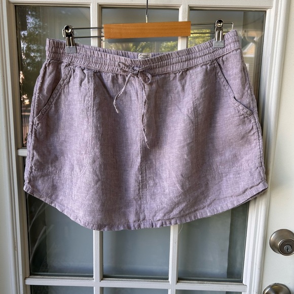 Artisan Ny Dresses & Skirts - Lavender 100% Linen Skirt purple Artisan NY size XL